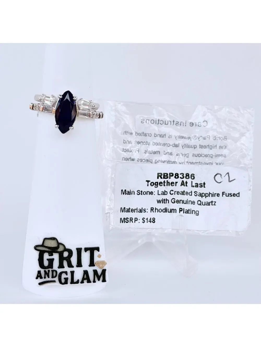 Bomb Party 2pc Ring Size 9 